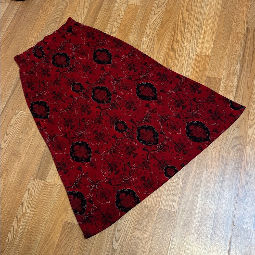 Vintage 1990’s Susan Lawrence red and black top and skirt set. Size S/M. - Picture 13 of 17